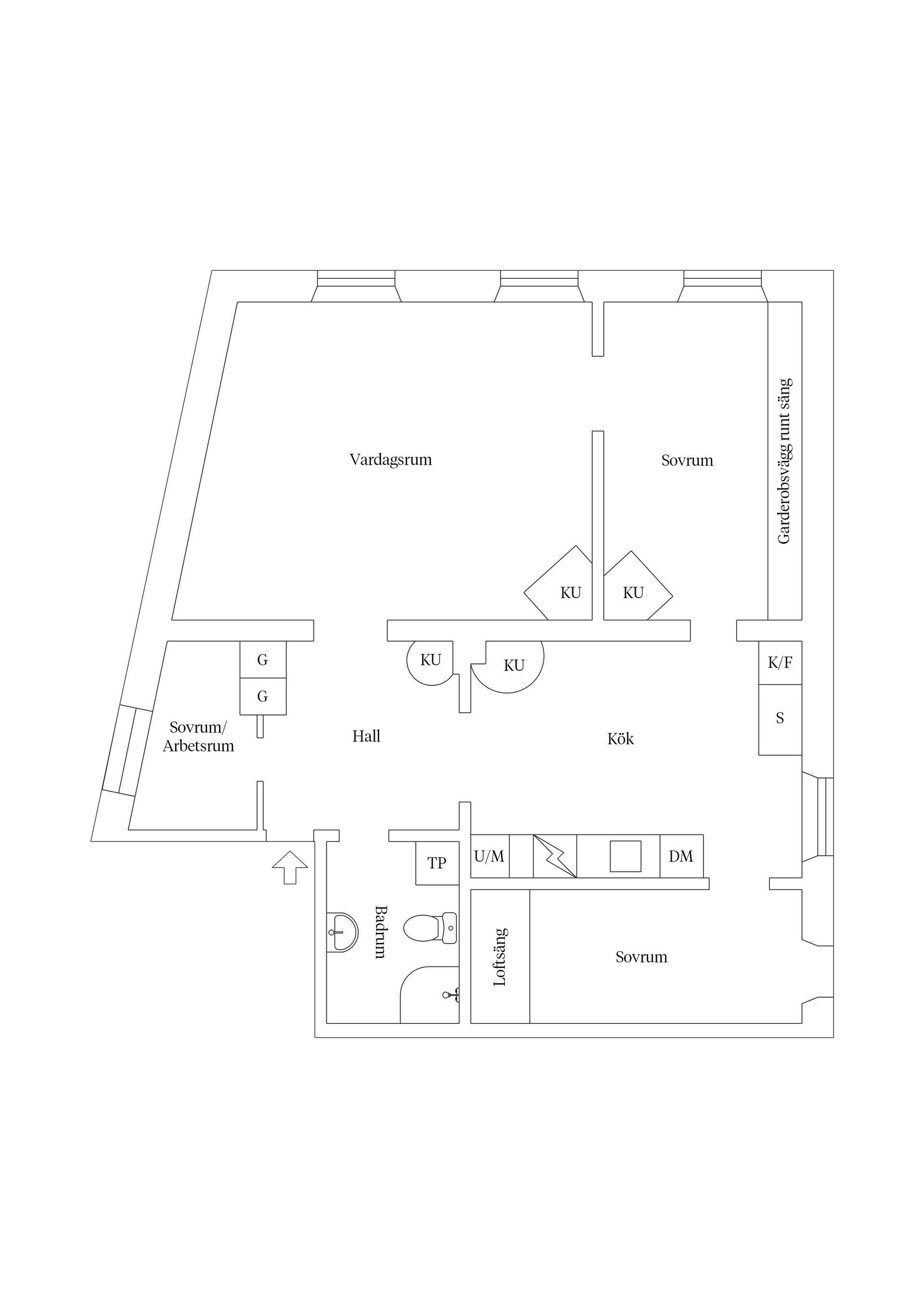 Bostadsrätt, S:t Johannesgatan 23C, Övre Slotts, Uppsala