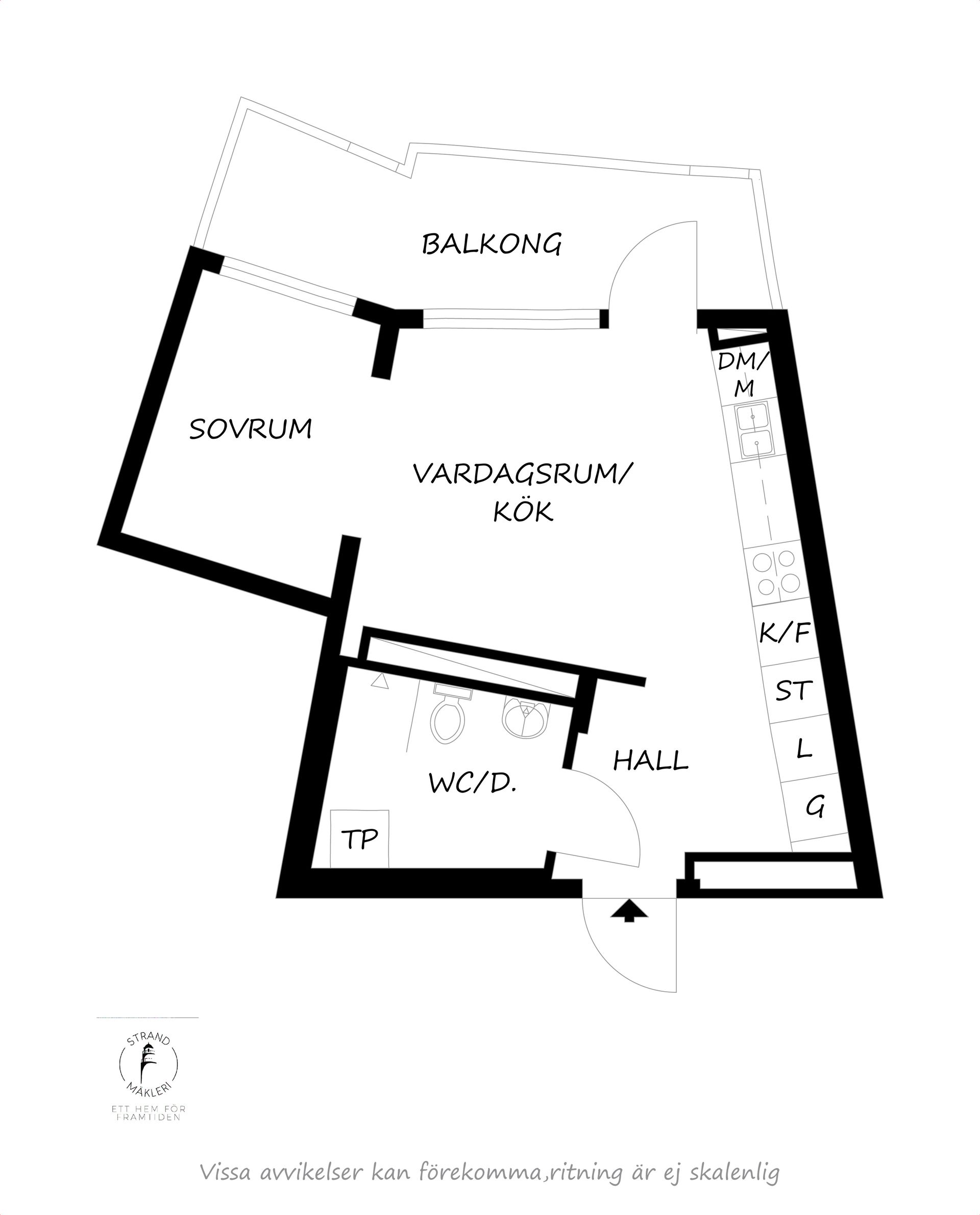 Bostadsrätt, Telivägen 5, 5tr, Centrala Nynäshamn, Nynäshamn