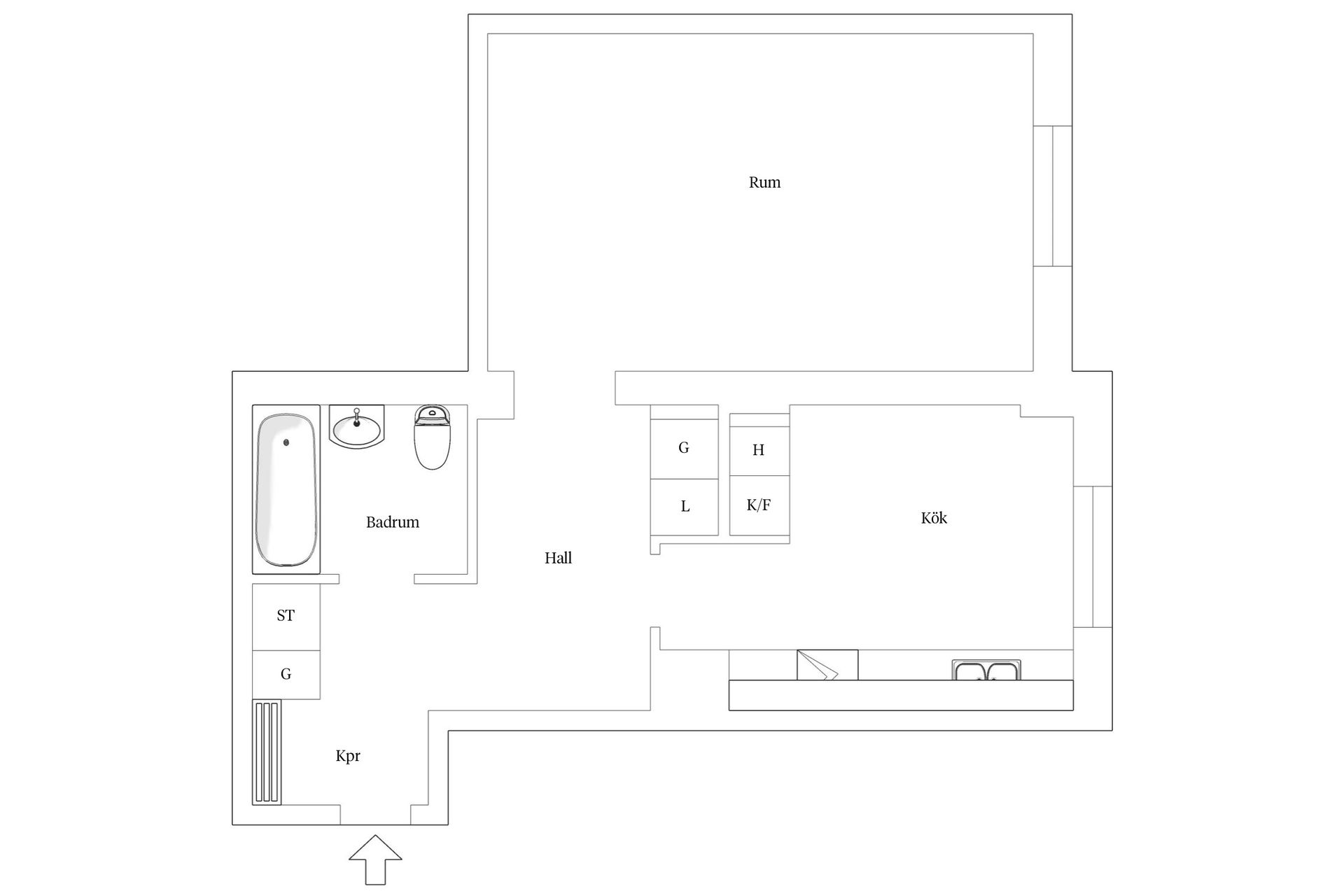 Bostadsrätt, Jägaregatan 6A, Centrala Hisingen, Göteborg