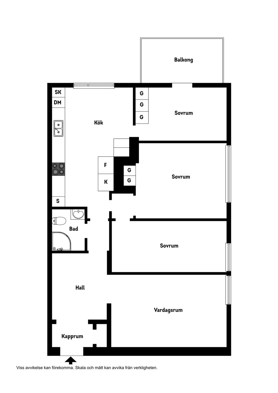 Bostadsrätt, Smålandsgatan 1A, Söder, Växjö