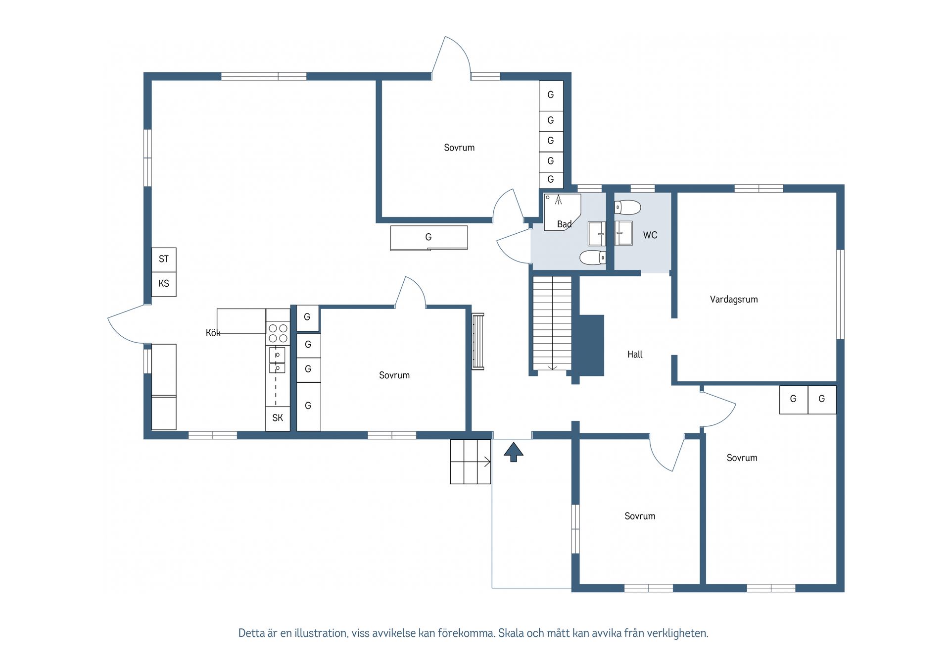 Villa, Karby 251, Vendel, Tierp