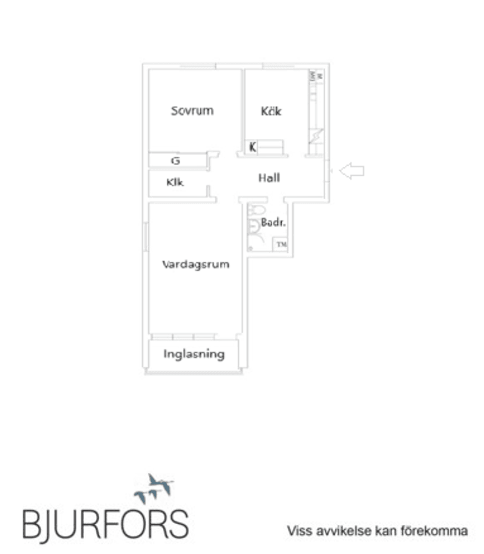 Bostadsrätt, Åkergränd 6B, Skellefteå