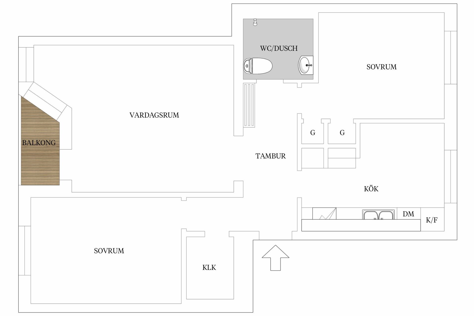 Bostadsrätt, Övre Nytorgsgatan 85A, Eneborg, Helsingborg