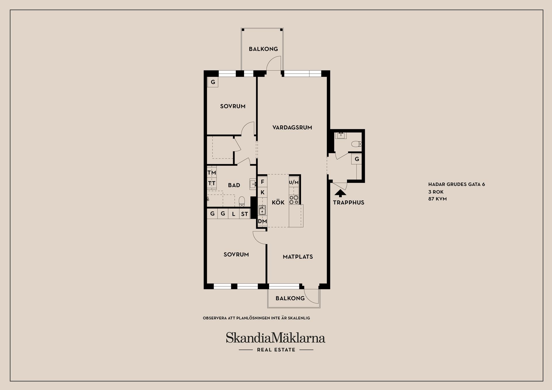 Bostadsrätt, Hadar Grudes gata 6, Inre hamn, Karlstad