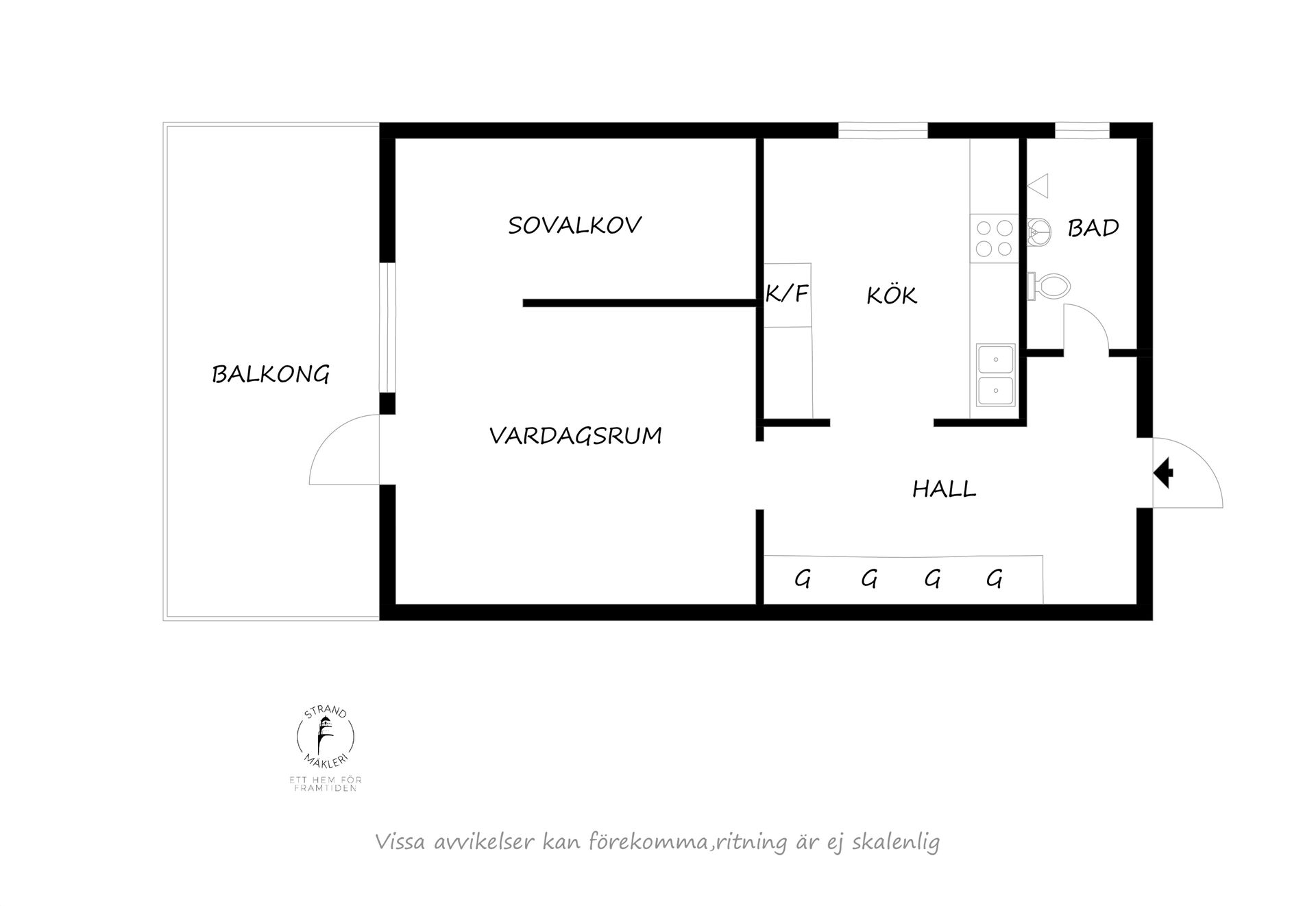 Bostadsrätt, Centralgatan 32a, Centrala Nynäshamn, Nynäshamn