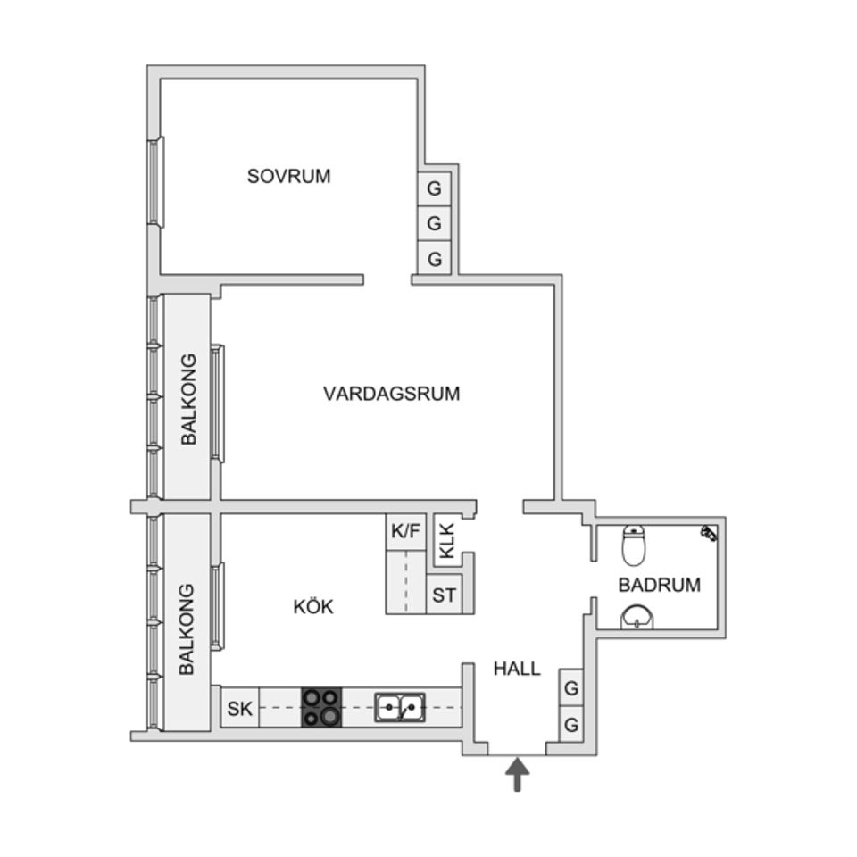 Bostadsrätt, Övre Hallegatan 30, Centrala Hisingen, Göteborg