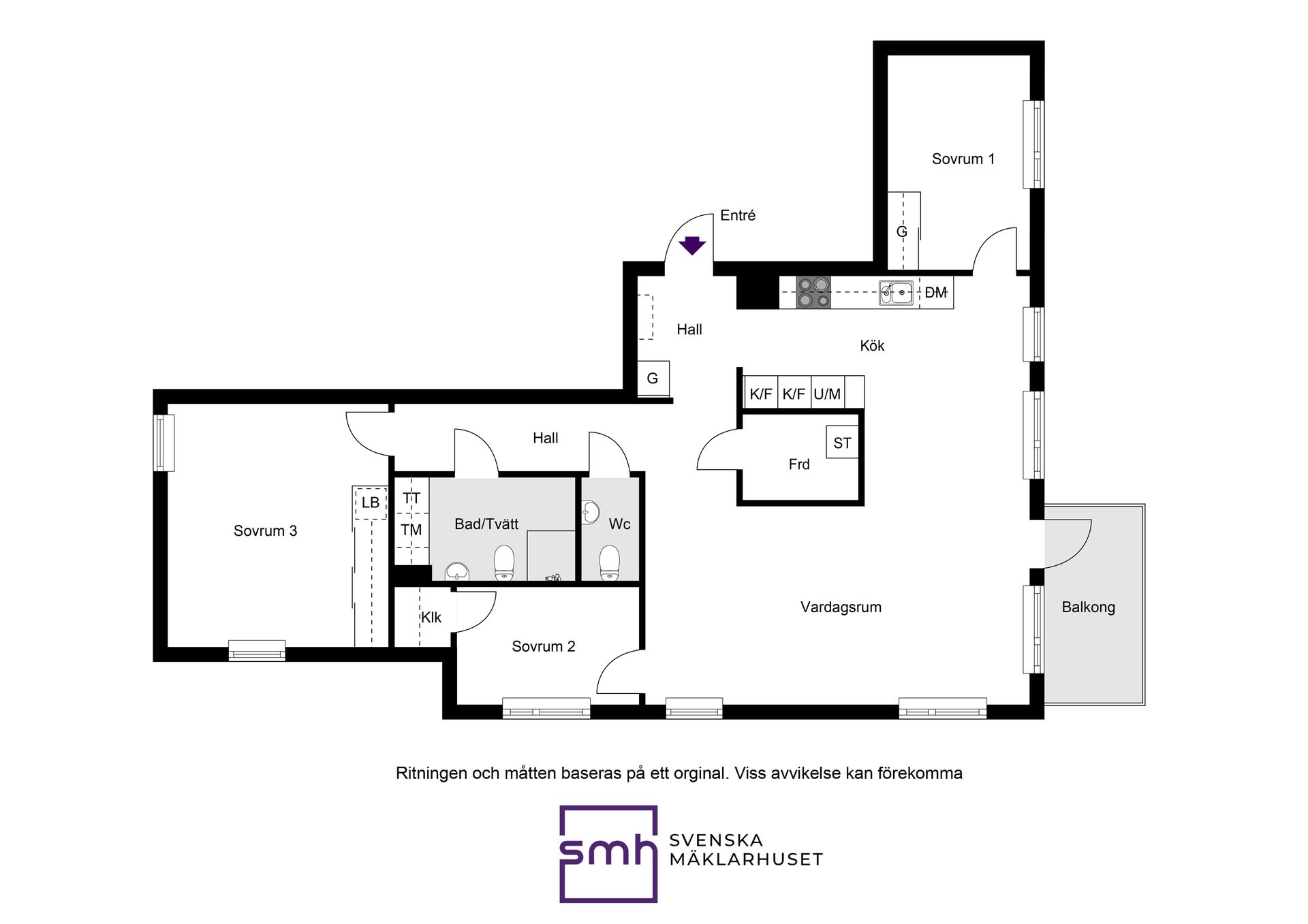 Bostadsrätt, Skogängsvägen 31A, vån 4, Spånga - Bromsten, Stockholm