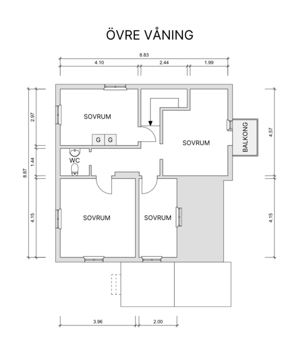 Villa, Köpmangatan 5, Bureå, Skellefteå