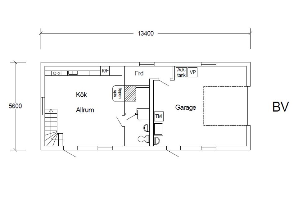 Villa, Köpmangatan 5, Bureå, Skellefteå