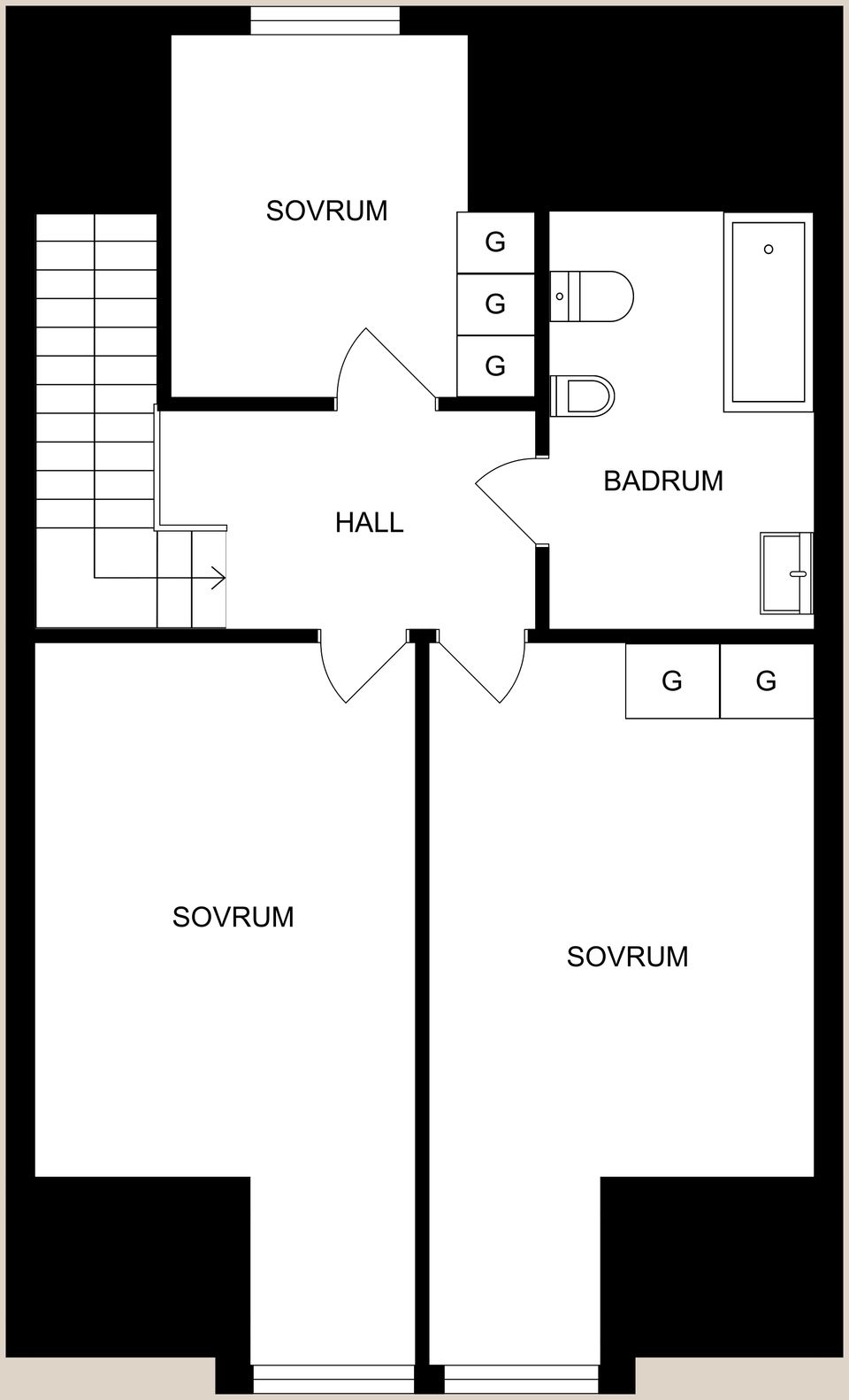Radhus, Brobyvägen 22, Broby, Söderköping