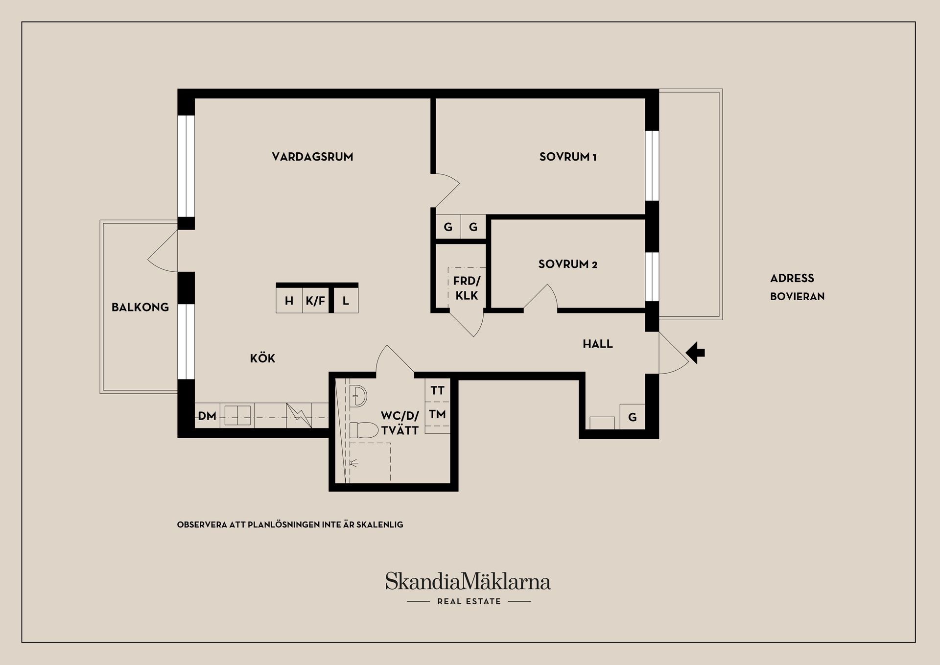 Bostadsrätt, Sadelvägen 1, Oppeby, Nyköping