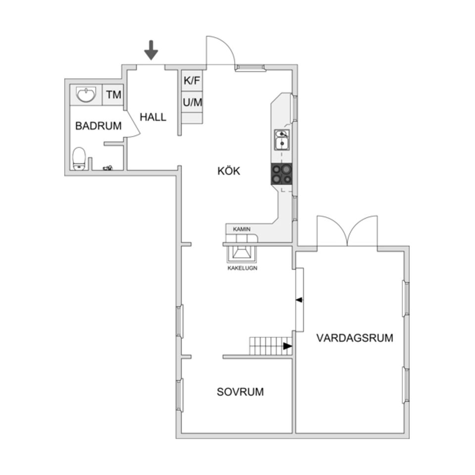 Villa, Sörby Berghem 1, Björnlunda tätort, Gnesta