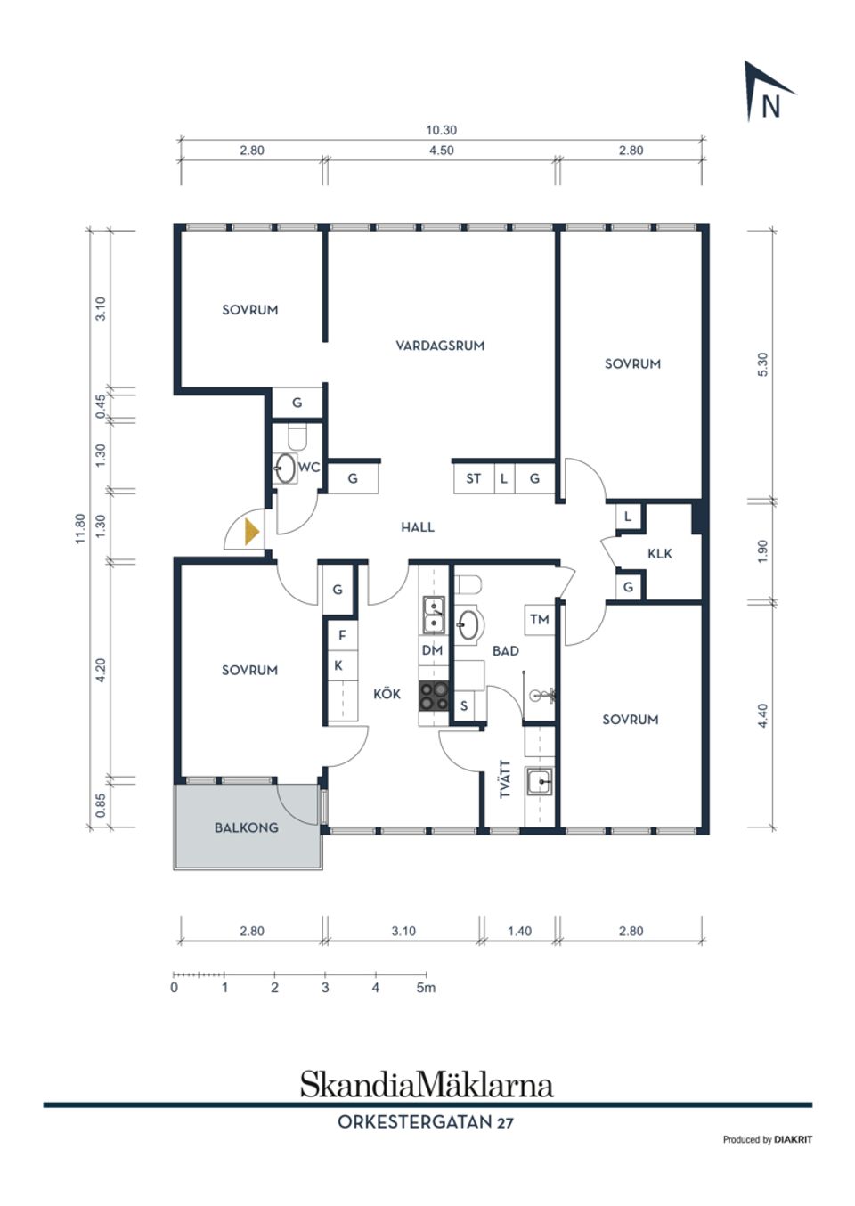 Bostadsrätt, Orkestergatan 27, Kaverös, Göteborg