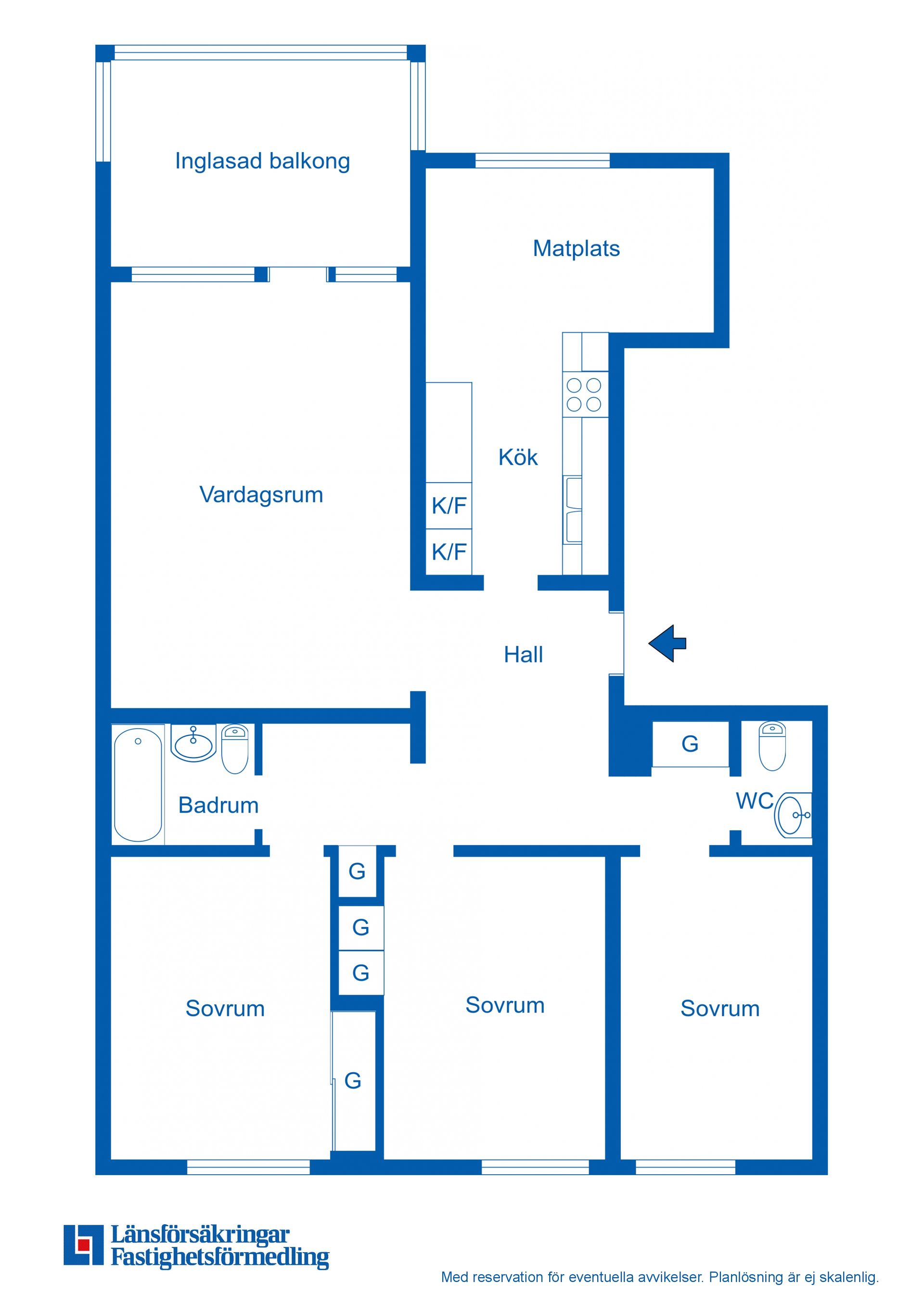 Bostadsrätt, Regementsgatan 34, Viksäng, Västerås