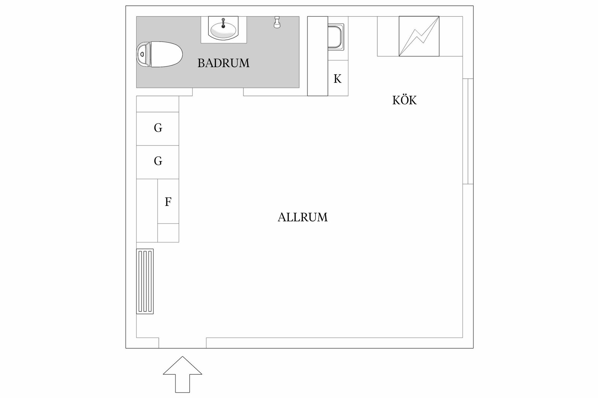 Bostadsrätt, Klostergatan 18, Centrum, Växjö