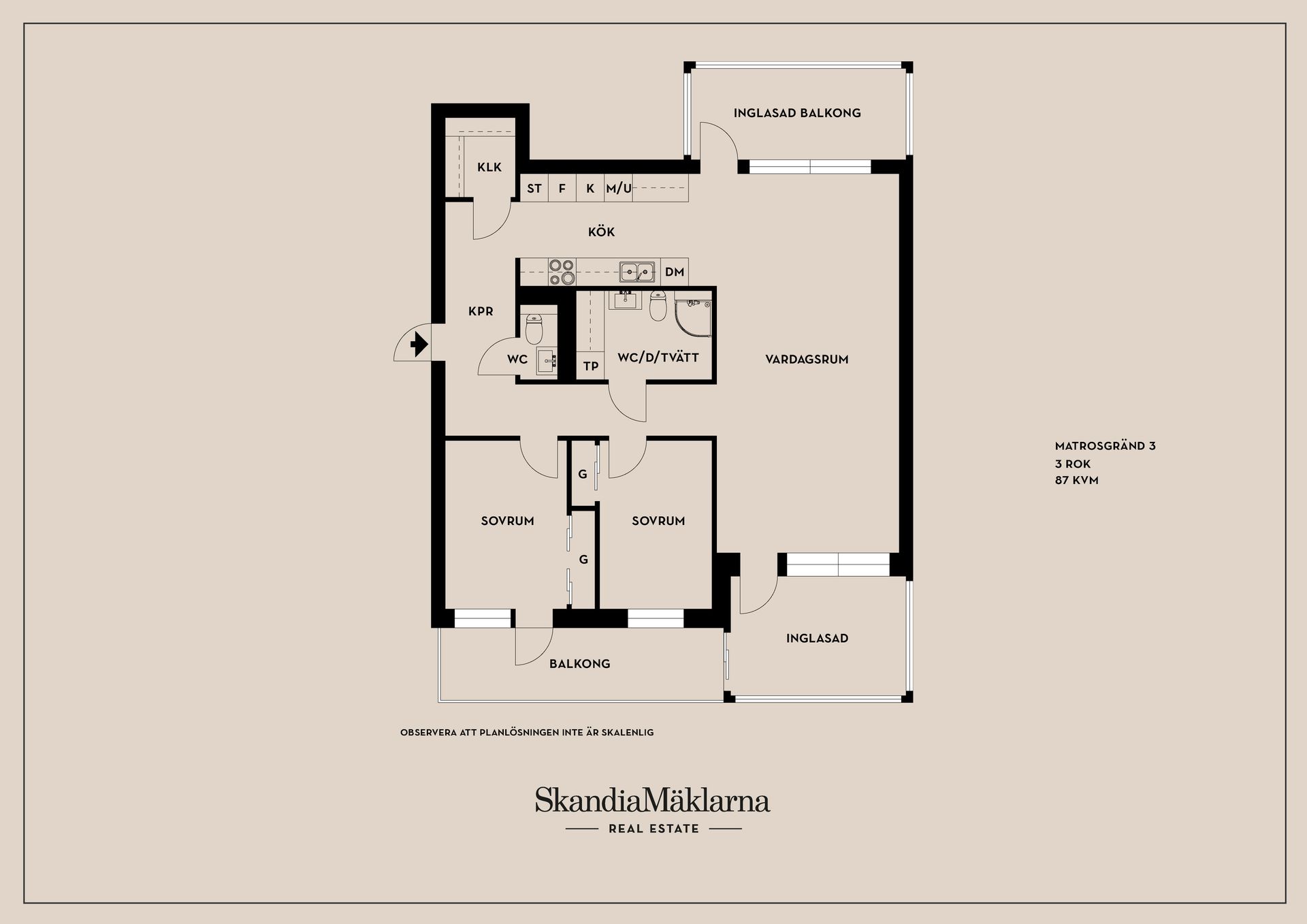 Bostadsrätt, Matrosgränd 3, Bryggudden, Karlstad