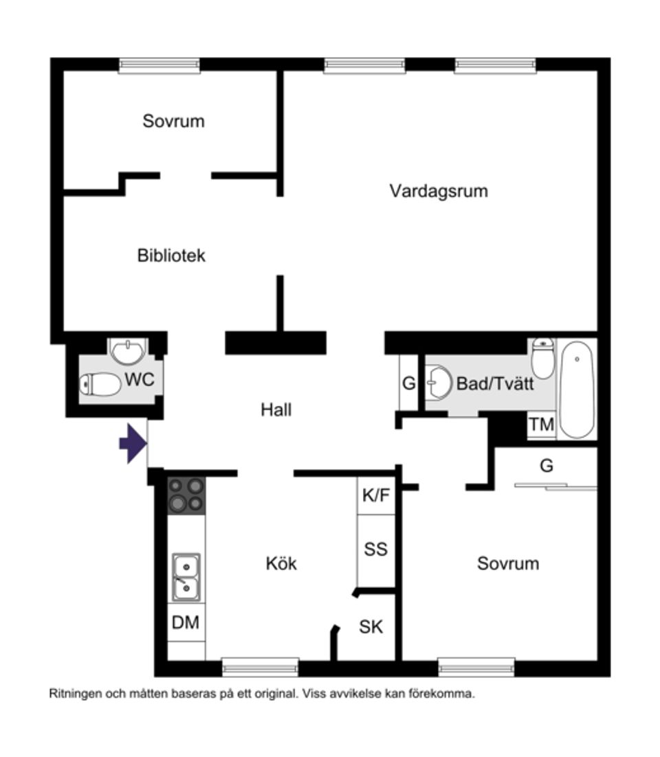 Bostadsrätt, Väderkvarnsgatan 29A, Fålhagen, Uppsala