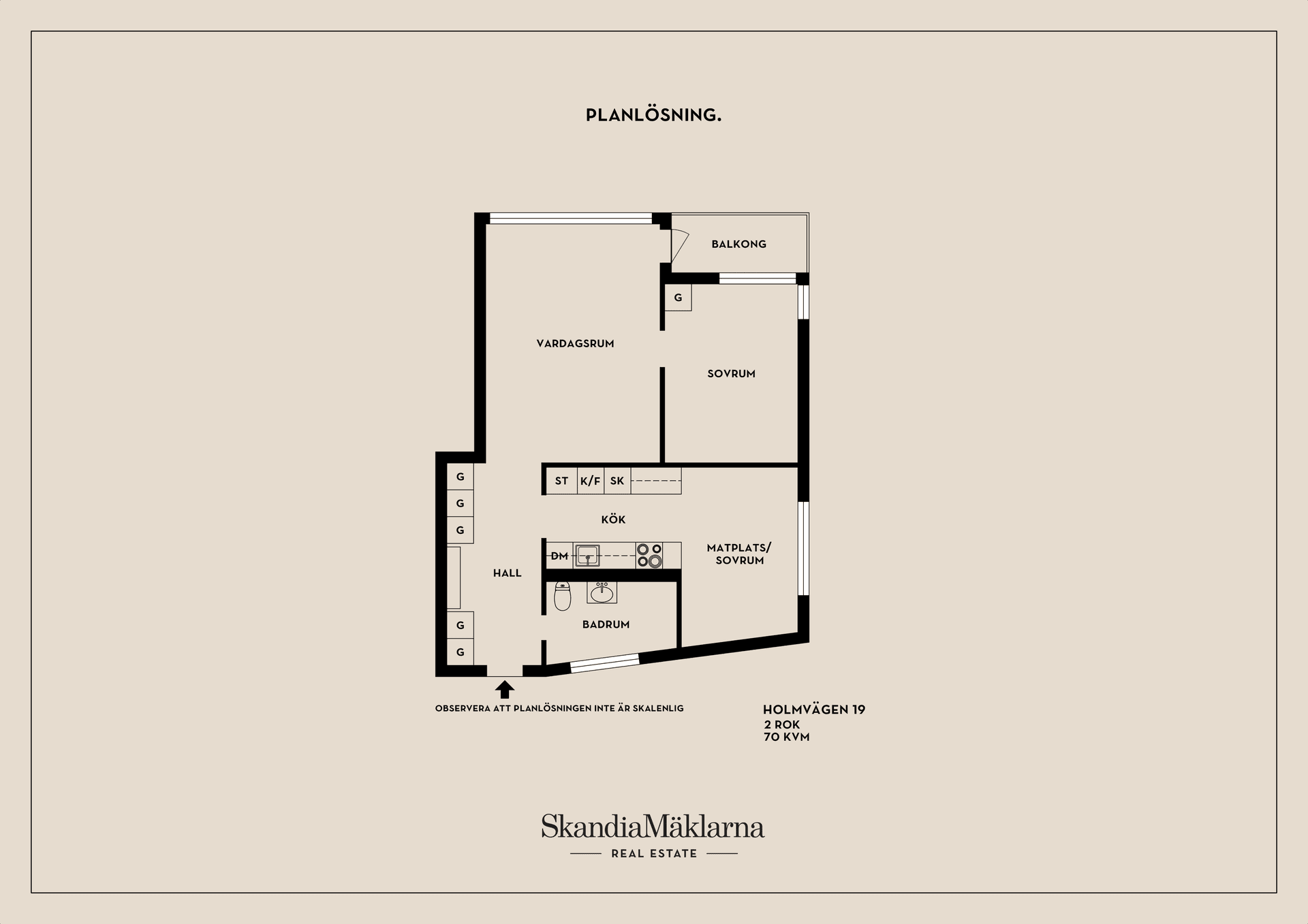 Bostadsrätt, Holmvägen 19, Centralt/Apoteksskogen, Upplands Väsby