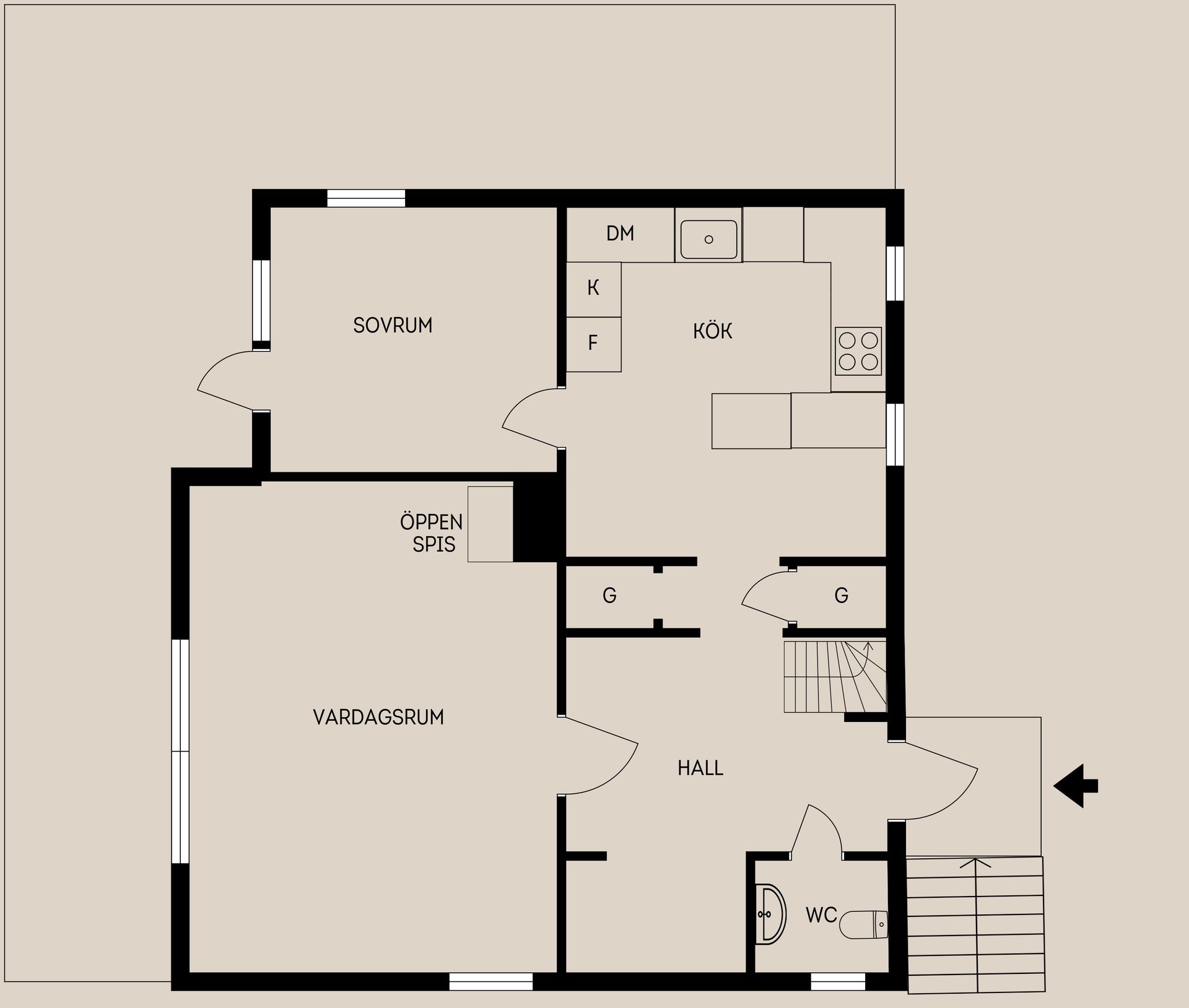 Villa, Backvägen 13, Skutskär, Älvkarleby