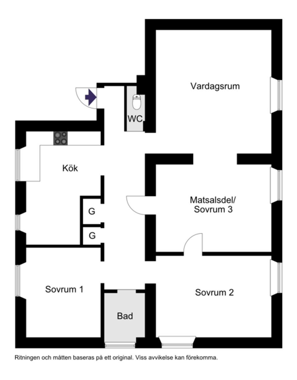 Bostadsrätt, Stråkvägen 24, Gamla Råsunda, Solna