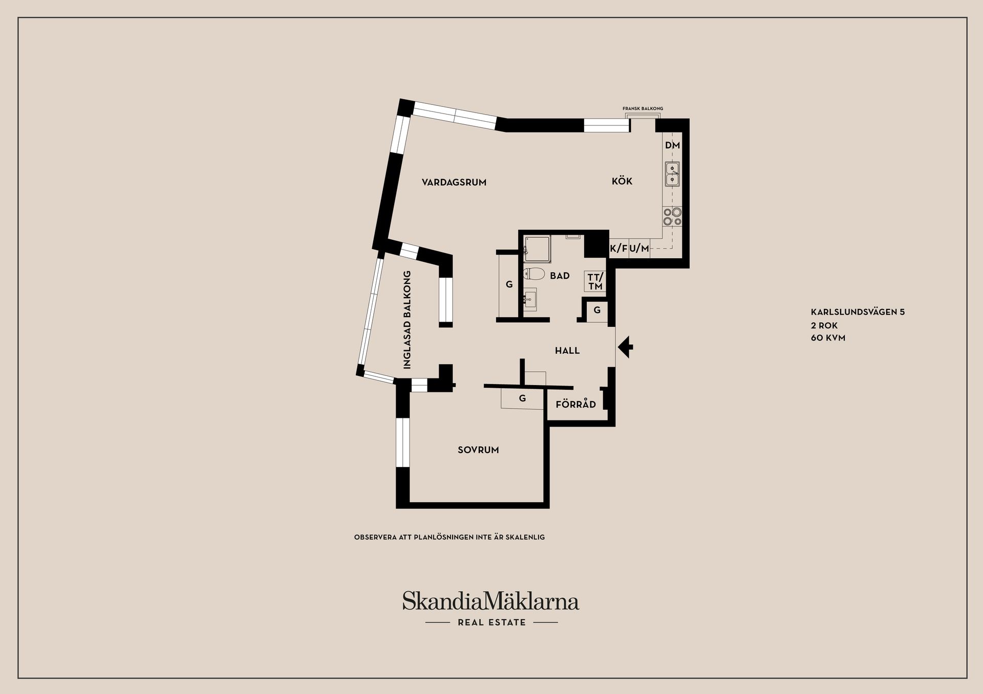 Bostadsrätt, Karlslundsvägen 5, Järfälla