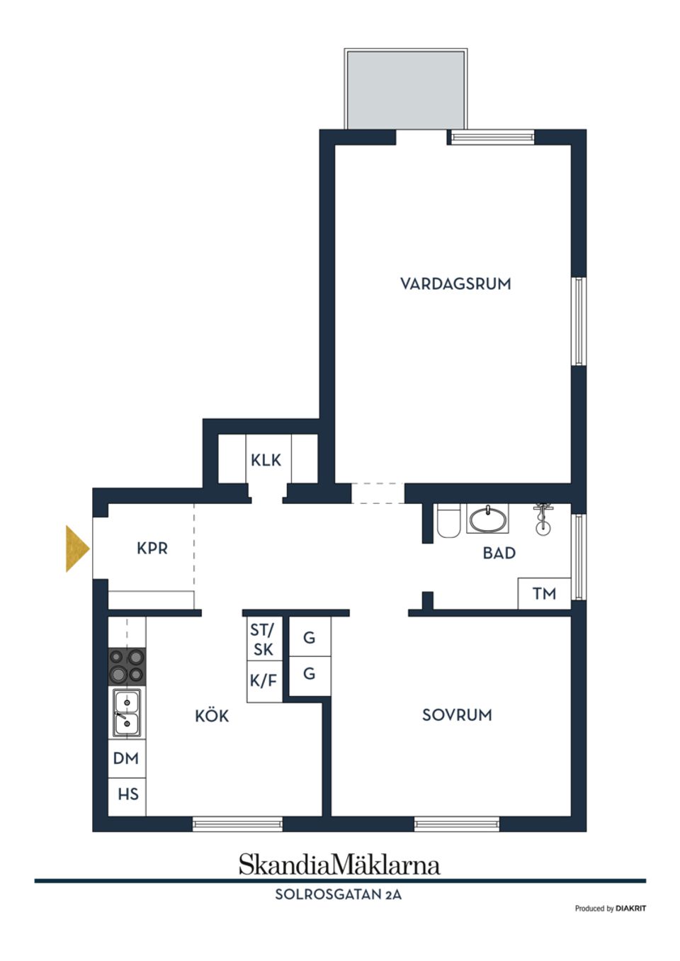 Bostadsrätt, Solrosgatan 2A, Valla, Linköping