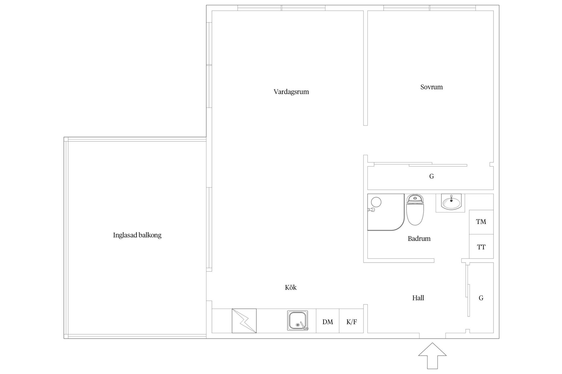 Bostadsrätt, Olles gata 8, Ytterby, Kungälv