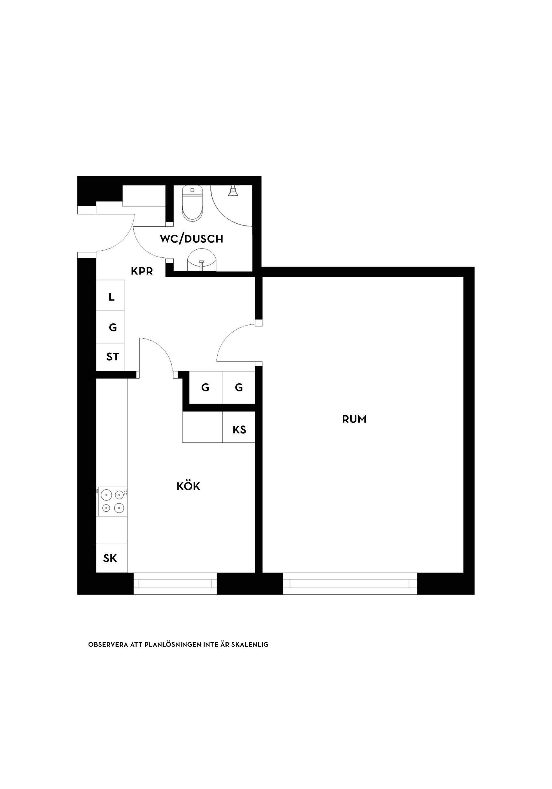 Bostadsrätt, Skjutsaregatan 4, Nyköping