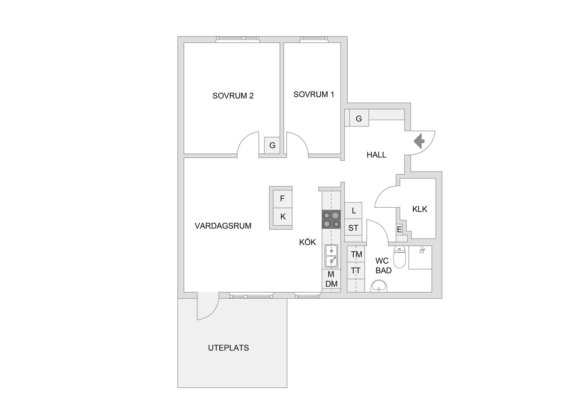 Bostadsrätt, Tegvägen 9, Viksjö, Järfälla