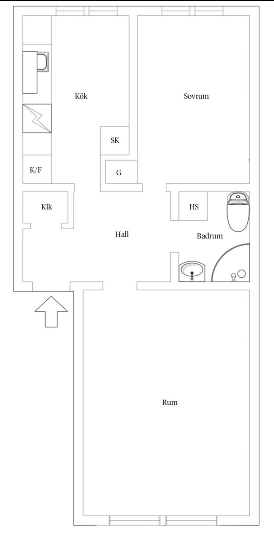 Bostadsrätt, Ekedalsgatan 5B, Majorna, Göteborg