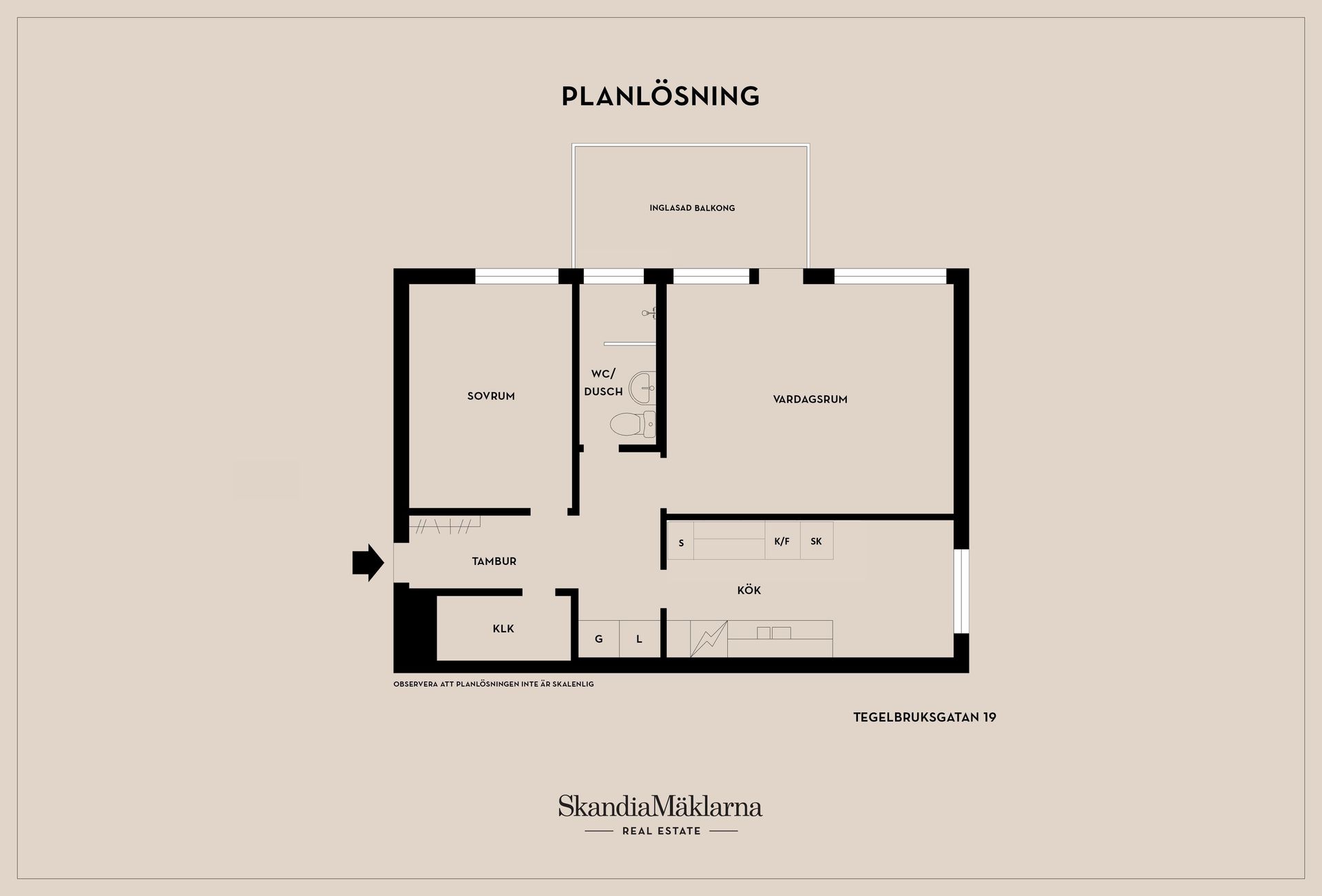 Bostadsrätt, Tegelbruksgatan 19, Centrum, Eskilstuna