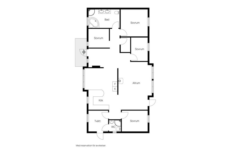 Villa, Bergom 129, Bergom, Sundsvall