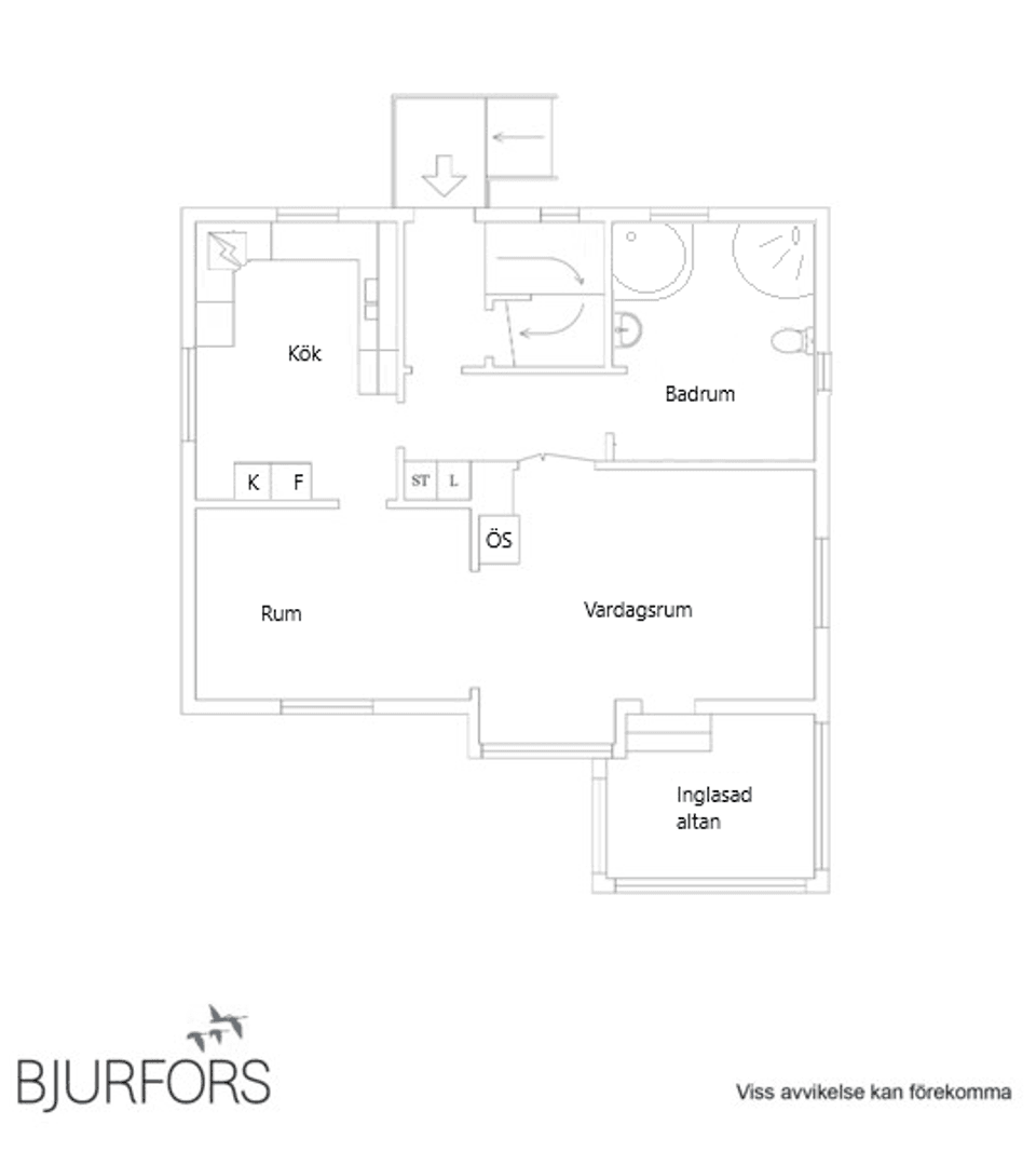 Villa, Sandgärdsvägen 1, Ursviken, Skellefteå