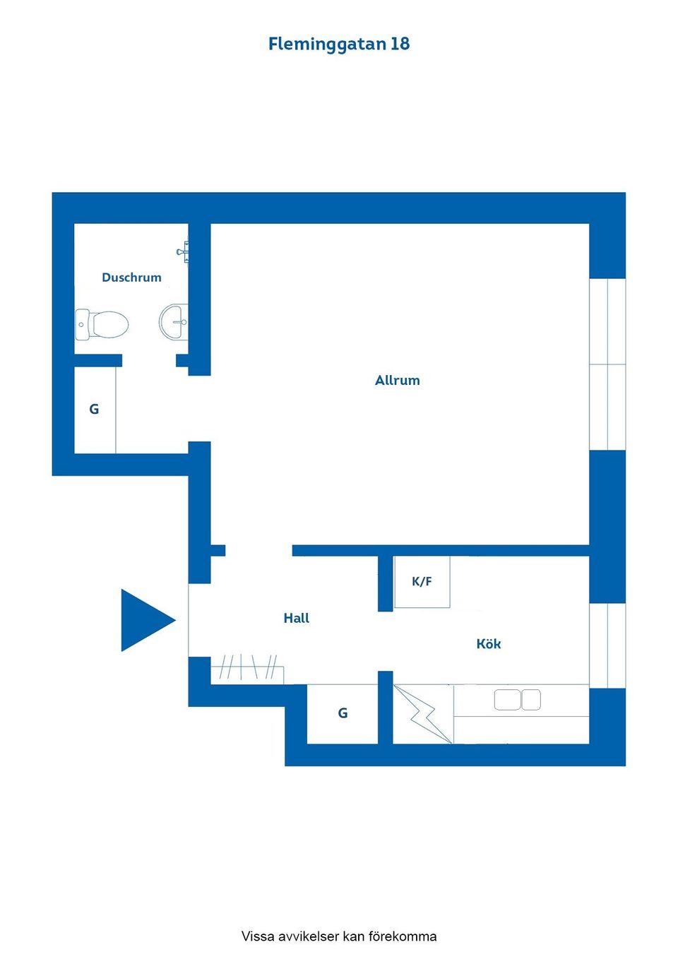 Bostadsrätt, Fleminggatan 18, Centralt, Norrköping