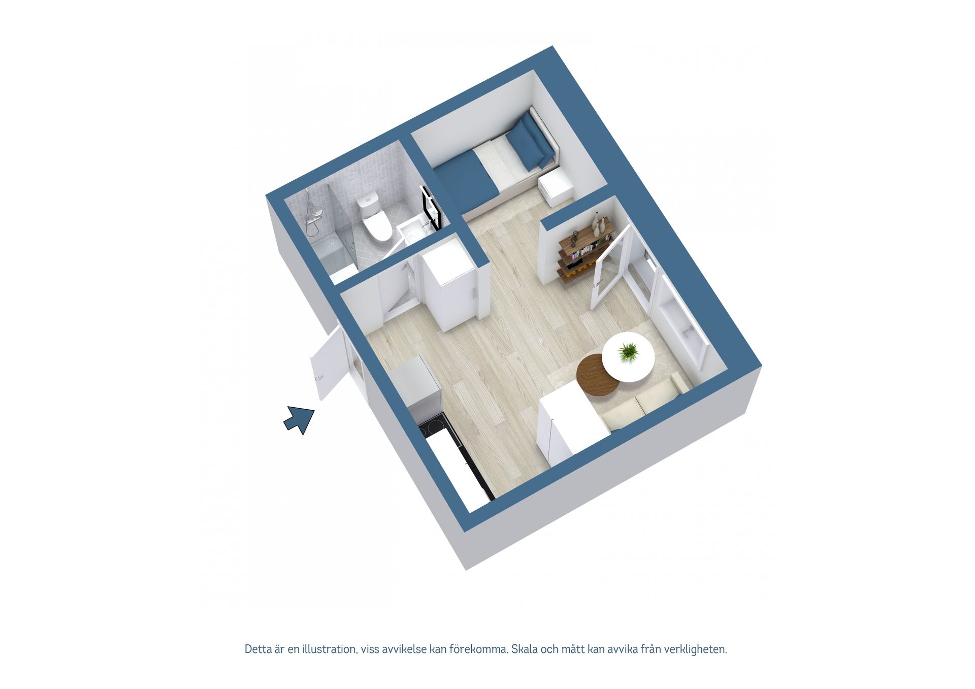 Bostadsrätt, Stationsgatan 2, Tierp