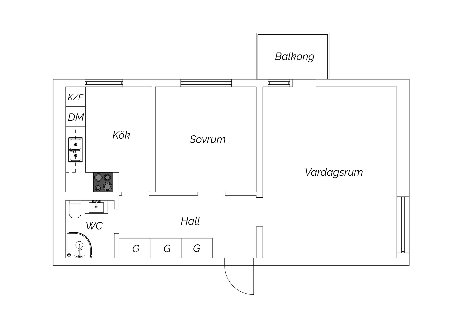 Bostadsrätt, Vitemöllegatan 4H, Nobeltorget, Malmö