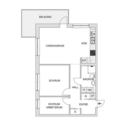 Bostadsrätt, Selma lagerlöfs gata 7, Centrum, Kungälv