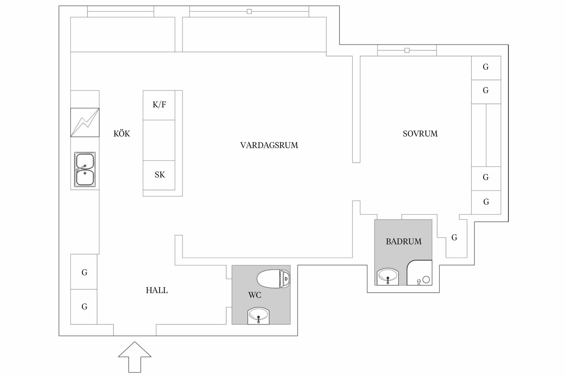 Bostadsrätt, Södra Vägen 68A, Lorensberg, Göteborg
