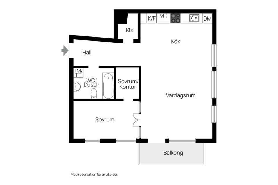Bostadsrätt, Midskeppsgatan 19, Hammarby Sjöstad, Stockholm