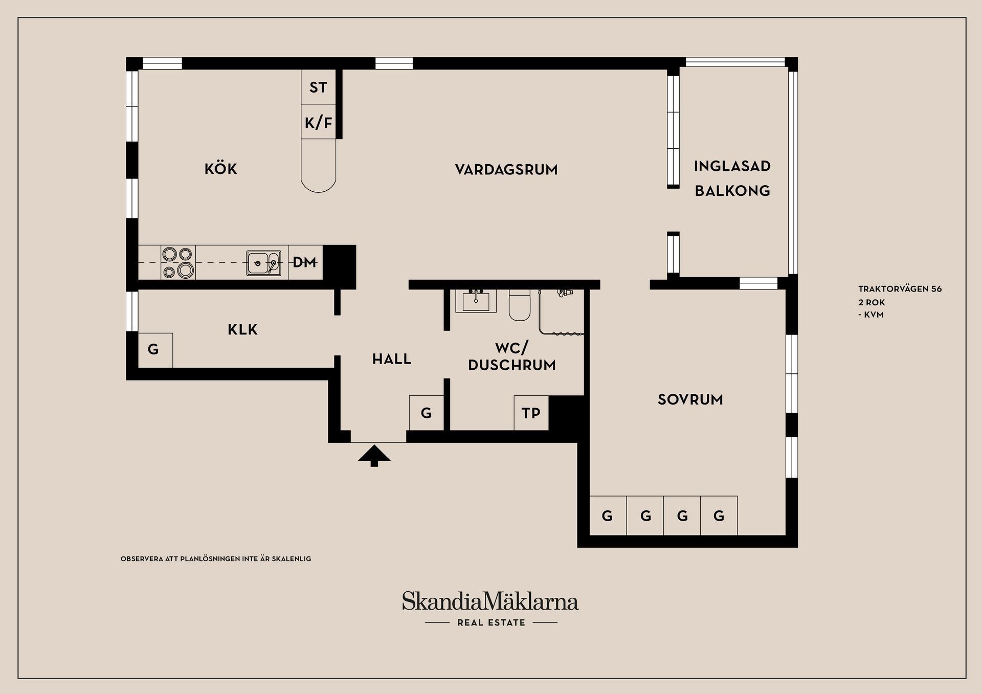 Bostadsrätt, Traktorvägen 56, Järfälla