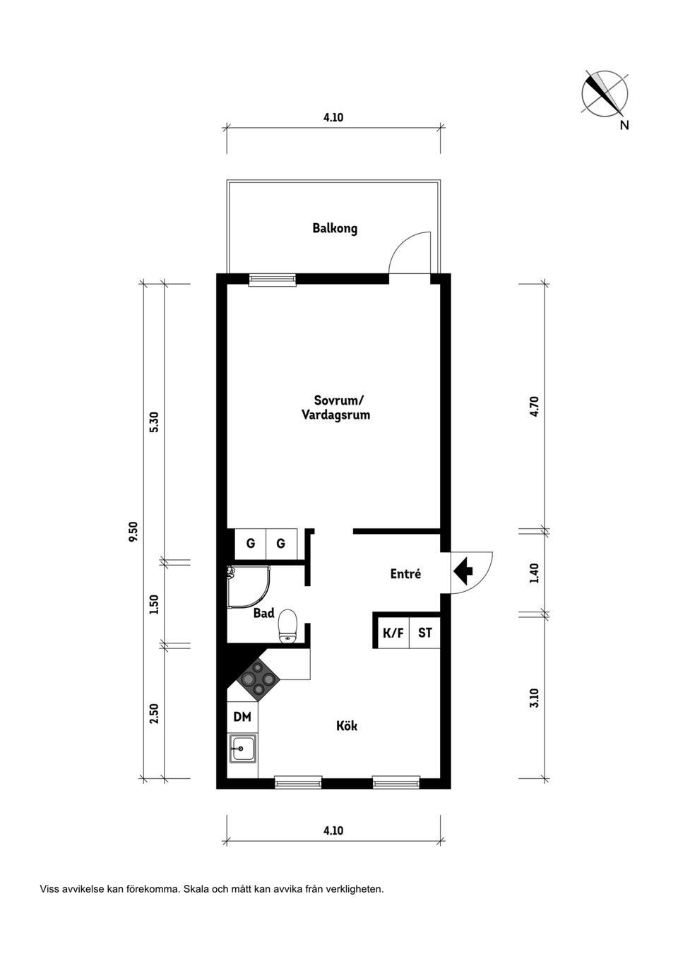Bostadsrätt, Malmögatan 4A, Eneborg, Helsingborg