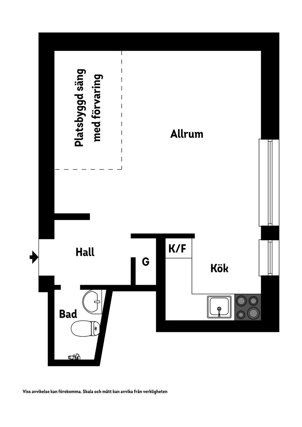 Bostadsrätt, Sankt Göransgatan 153, 6 tr, Stadshagen, Stockholm