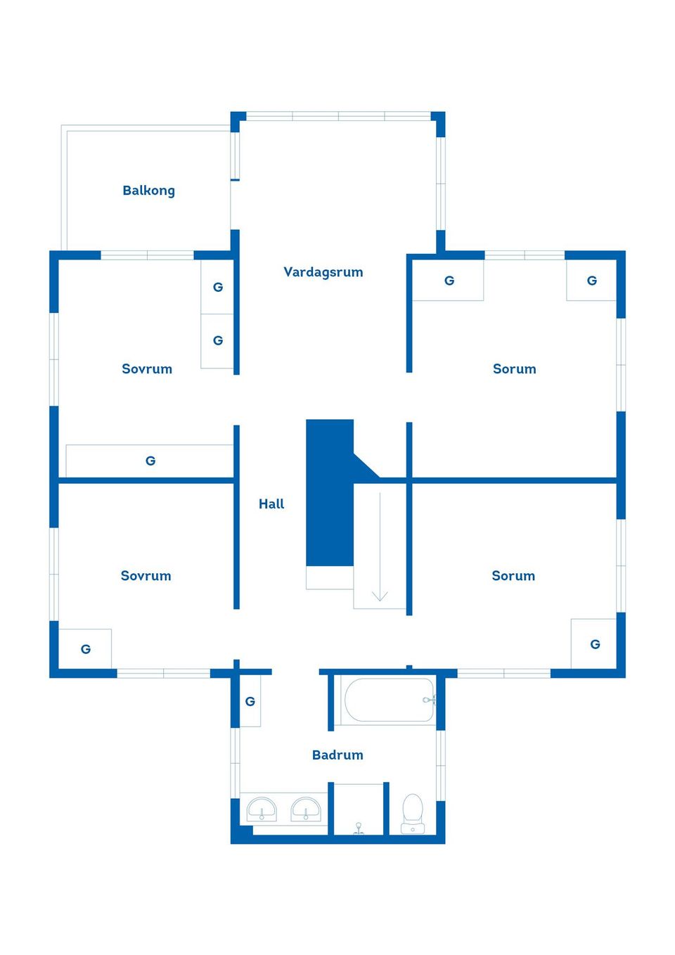 Villa, Björklidsvägen 4, Slottsbrinken, Strängnäs