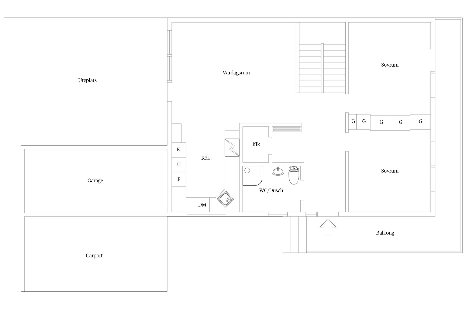 Villa, Pilgatan 6A, Väster, Växjö