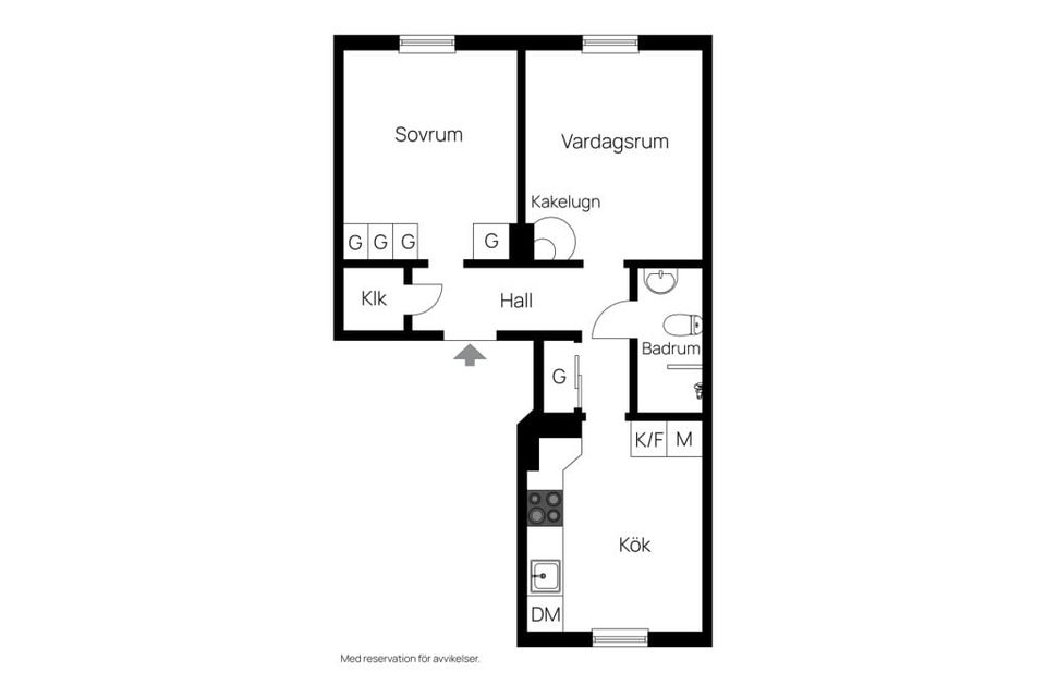 Bostadsrätt, Skogsvägen 5B, Gröndal, Oskarshamn