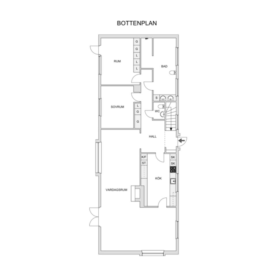 Villa, Svartbrödragatan 2, Centrum, Kungälv