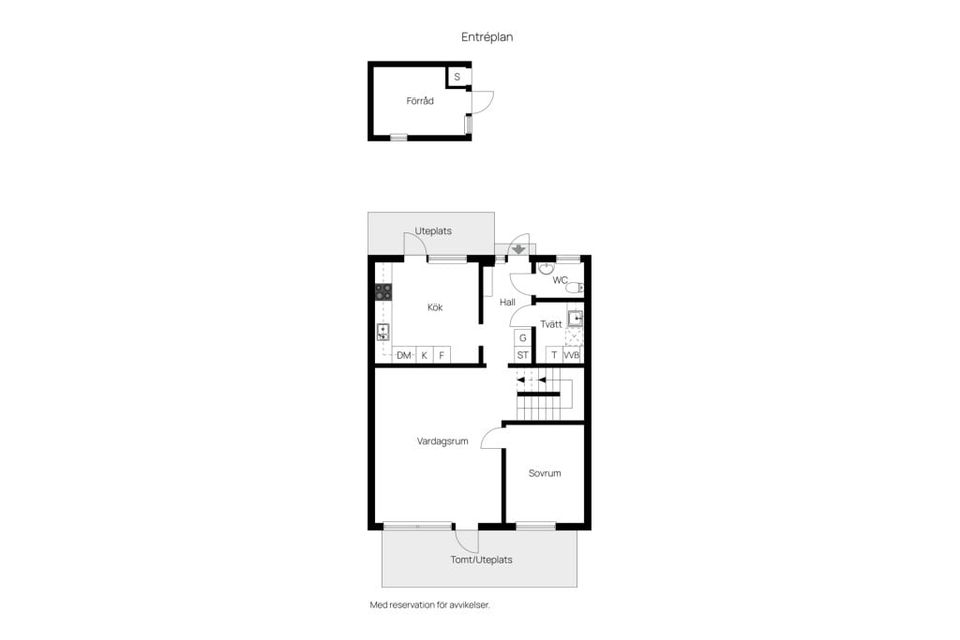 Radhus, Marielundsvägen 59, Furulund, Hudiksvall
