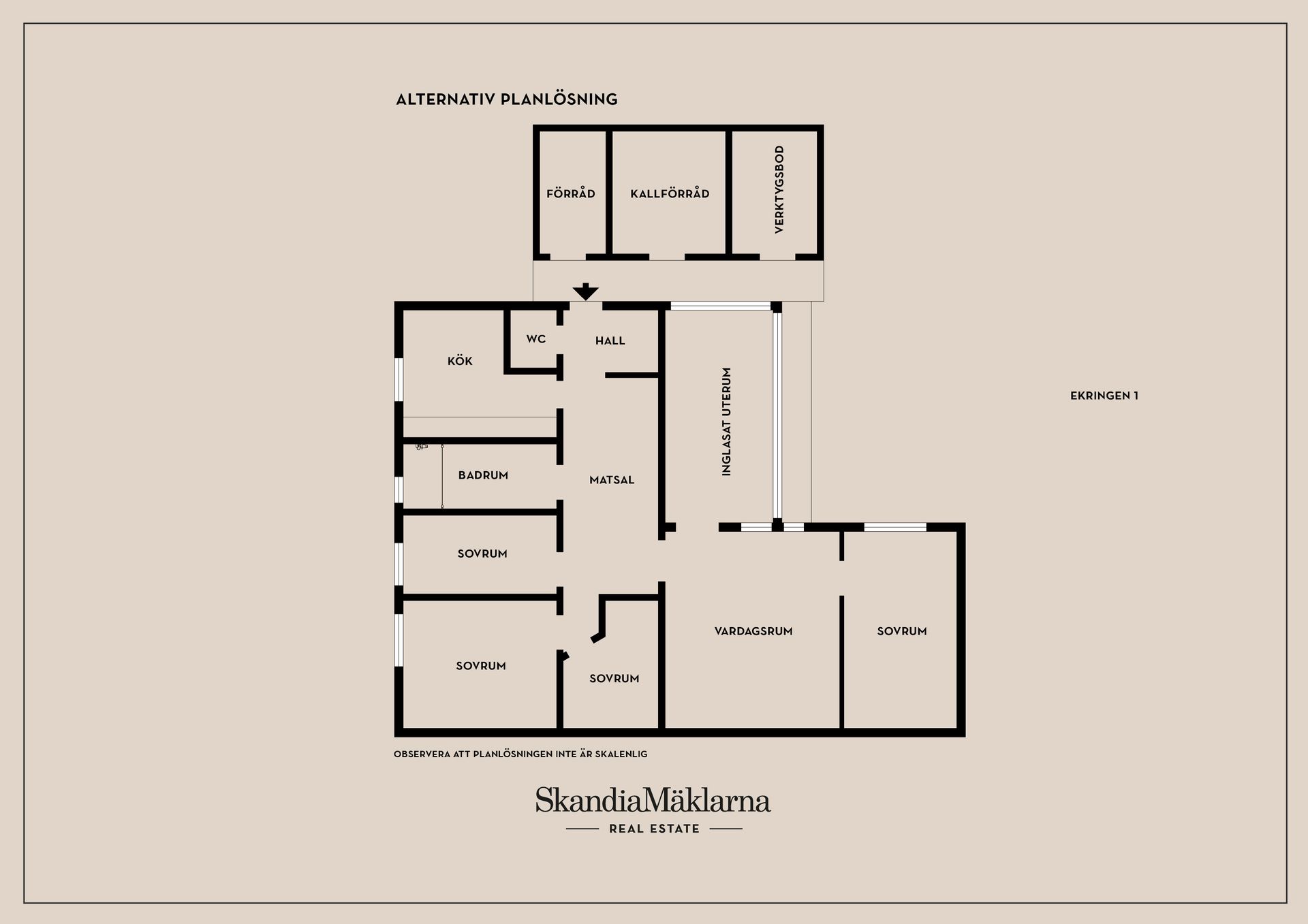 Radhus, Ekringen 1, Hjulsbro, Linköping
