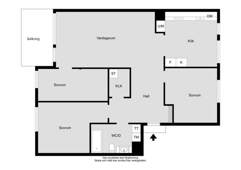 Bostadsrätt, Portalgatan 29, Kapellgärdet, Uppsala