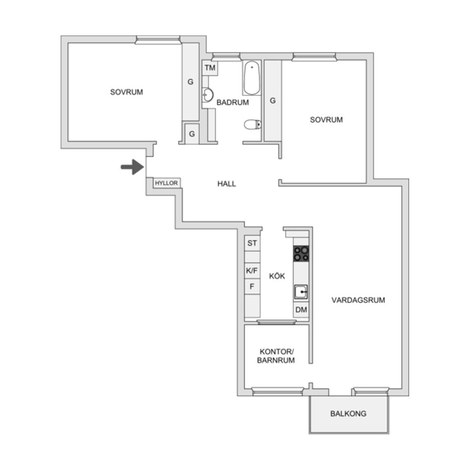 Bostadsrätt, Hornsgatan 150B, Södermalm - Högalid, Stockholm